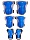 Набор защиты детский (7-18 лет) в сетке сине-голубой (арт.085B)
